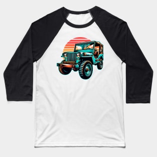 Willys Jeep Baseball T-Shirt